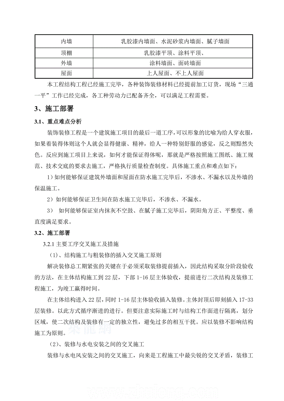 汇杰08地块装饰装修施工方案.doc_第2页