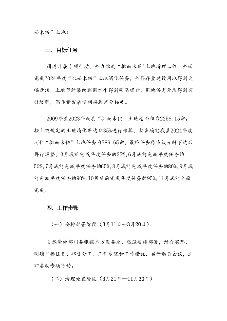 汾西县2024年度清理“批而未用”土地专项行动实施方案.docx_第2页