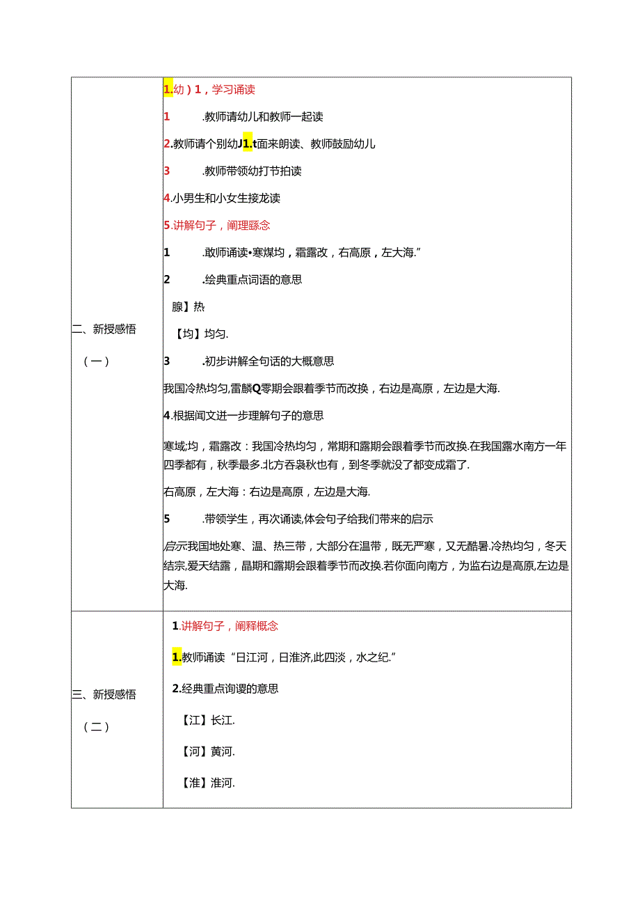 新版国学三字经11.寒燠均霜露改 教学设计.docx_第2页