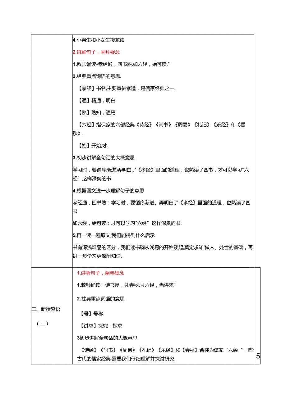 新版国学三字经23.孝经通四书熟 教学设计.docx_第2页