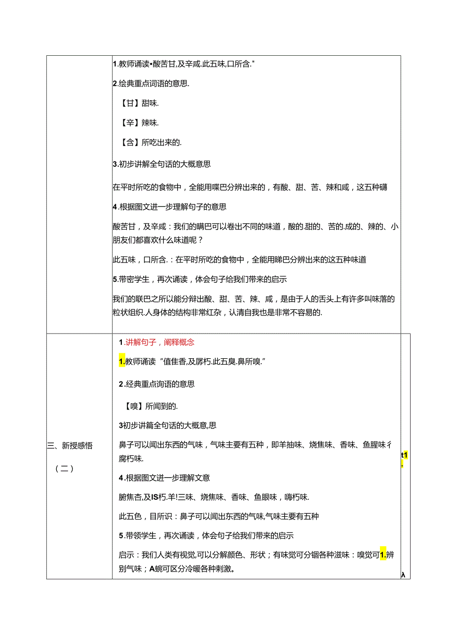 新版国学三字经16.酸苦甘及辛咸 教学设计.docx_第2页