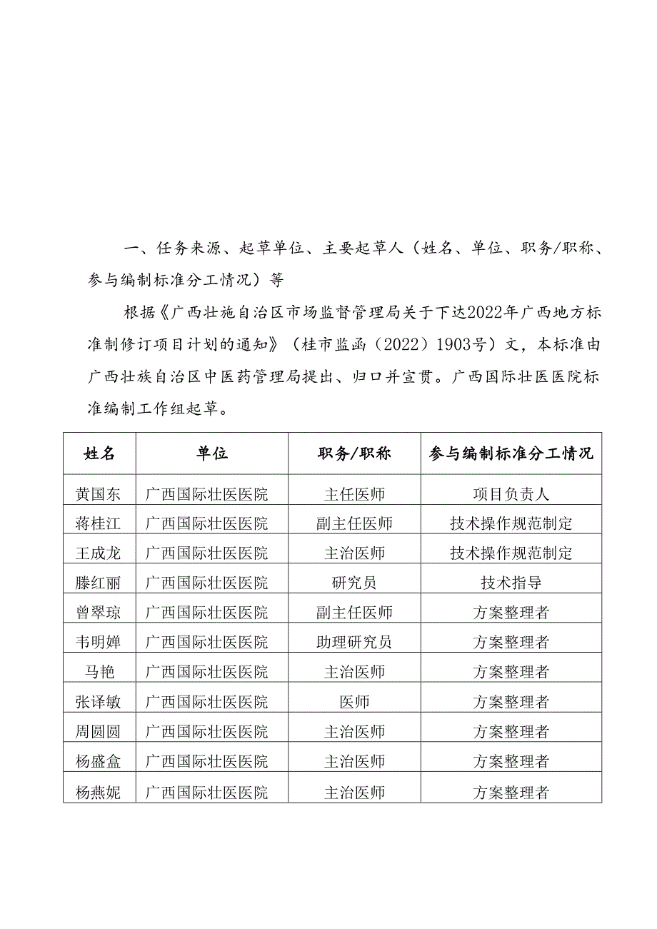 广西地方标准《壮医包药疗法技术操作规范》编制说明.docx_第1页