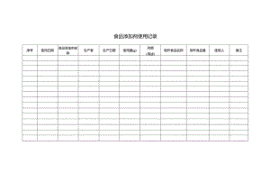 食品添加剂使用记录.docx