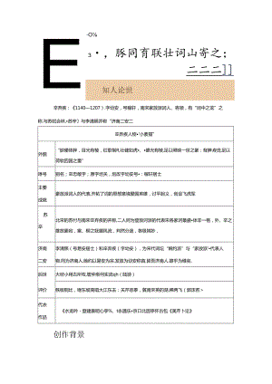 破阵子为陈同甫赋壮词以寄之 初中诗歌鉴赏专项训练（附答案解析）.docx