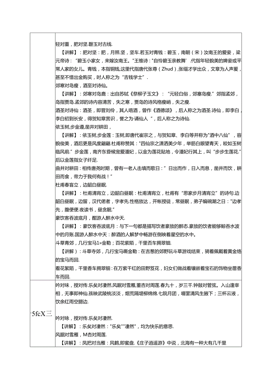 通用版小学国学经典笠翁对韵下半卷全册教案教学设计.docx_第3页