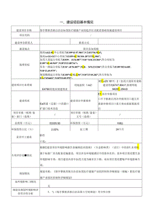 加茂医疗健康产业园起步区及配套基础设施建设项目环评报告表.docx