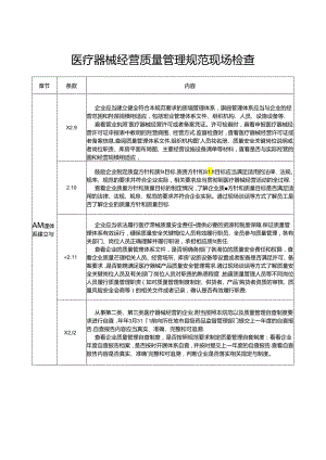 医疗器械经营质量管理规范现场检查.docx