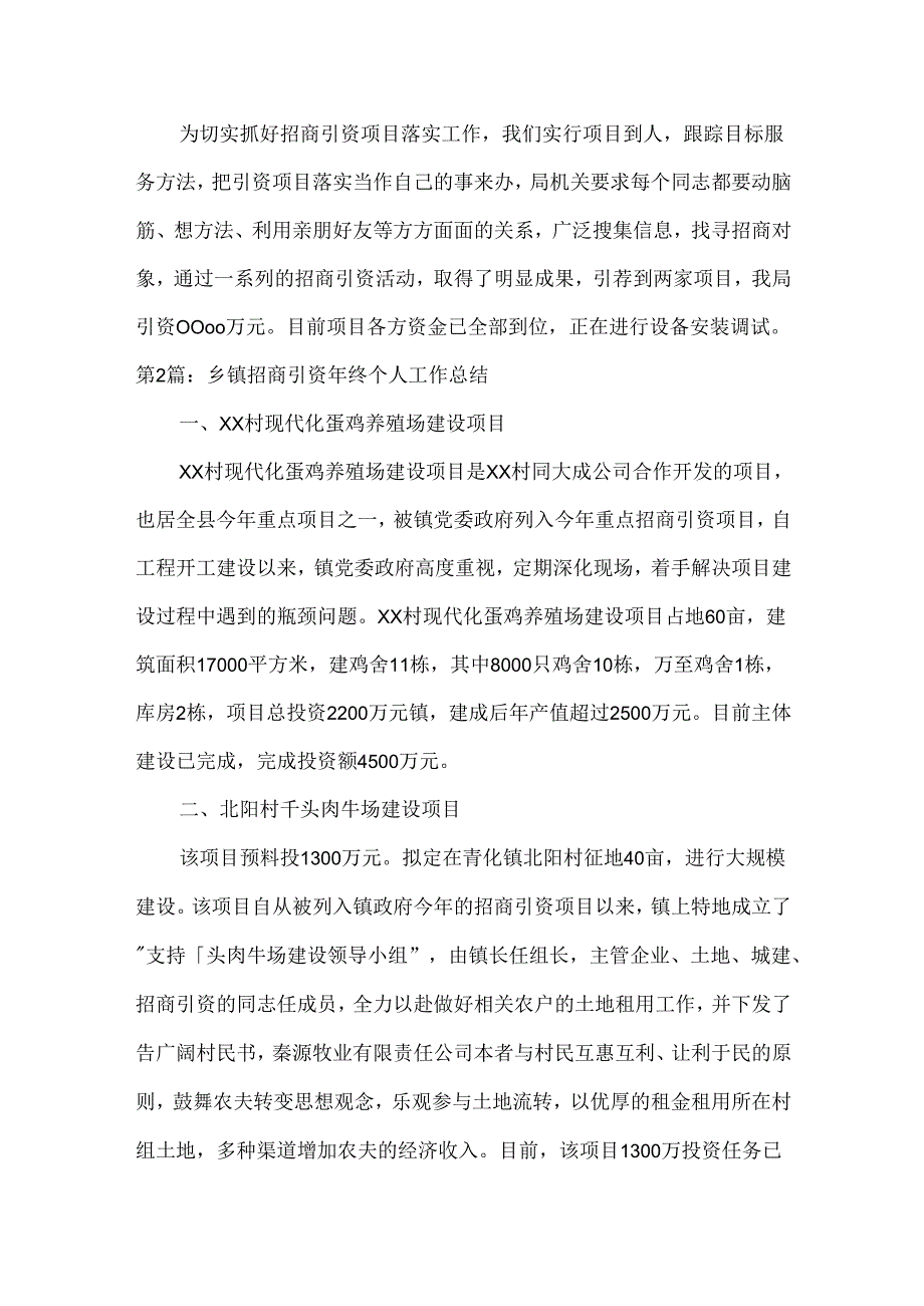 乡镇招商引资年终个人工作总结.docx_第2页