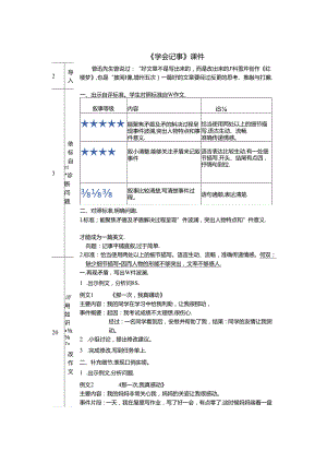 《学会记事》教案.docx