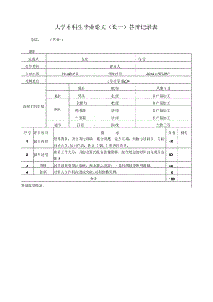 大学本科生毕业论文（设计）答辩记录表01.docx