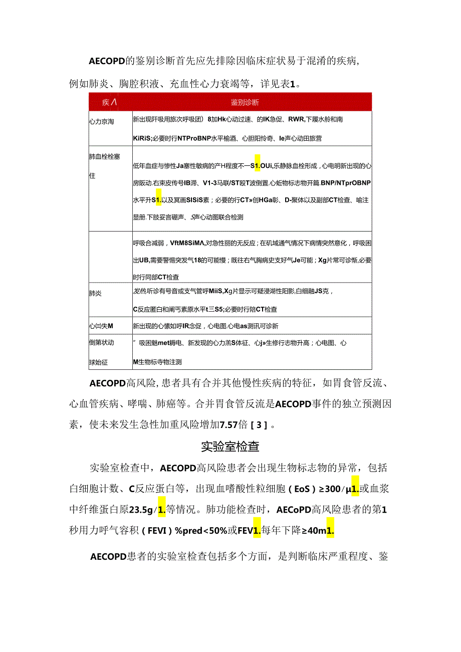 临床慢阻肺急性加重高风险患者症状评估、疾病评估、实验室检查、诱发因素等要点.docx_第3页