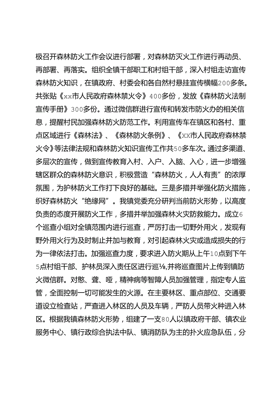 xx镇：党建引领织密防火“安全网”++筑牢防火“安全墙”.docx_第2页