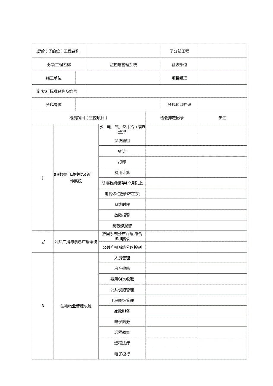 智慧住宅分项工程质量验收记录表.docx_第3页