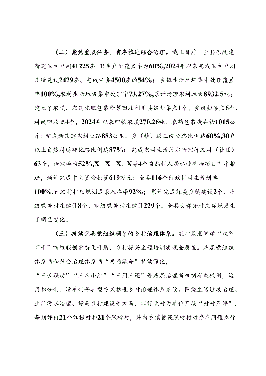 关于全县开展学习运用浙江“千万工程”经验工作情况的调研报告.docx_第2页