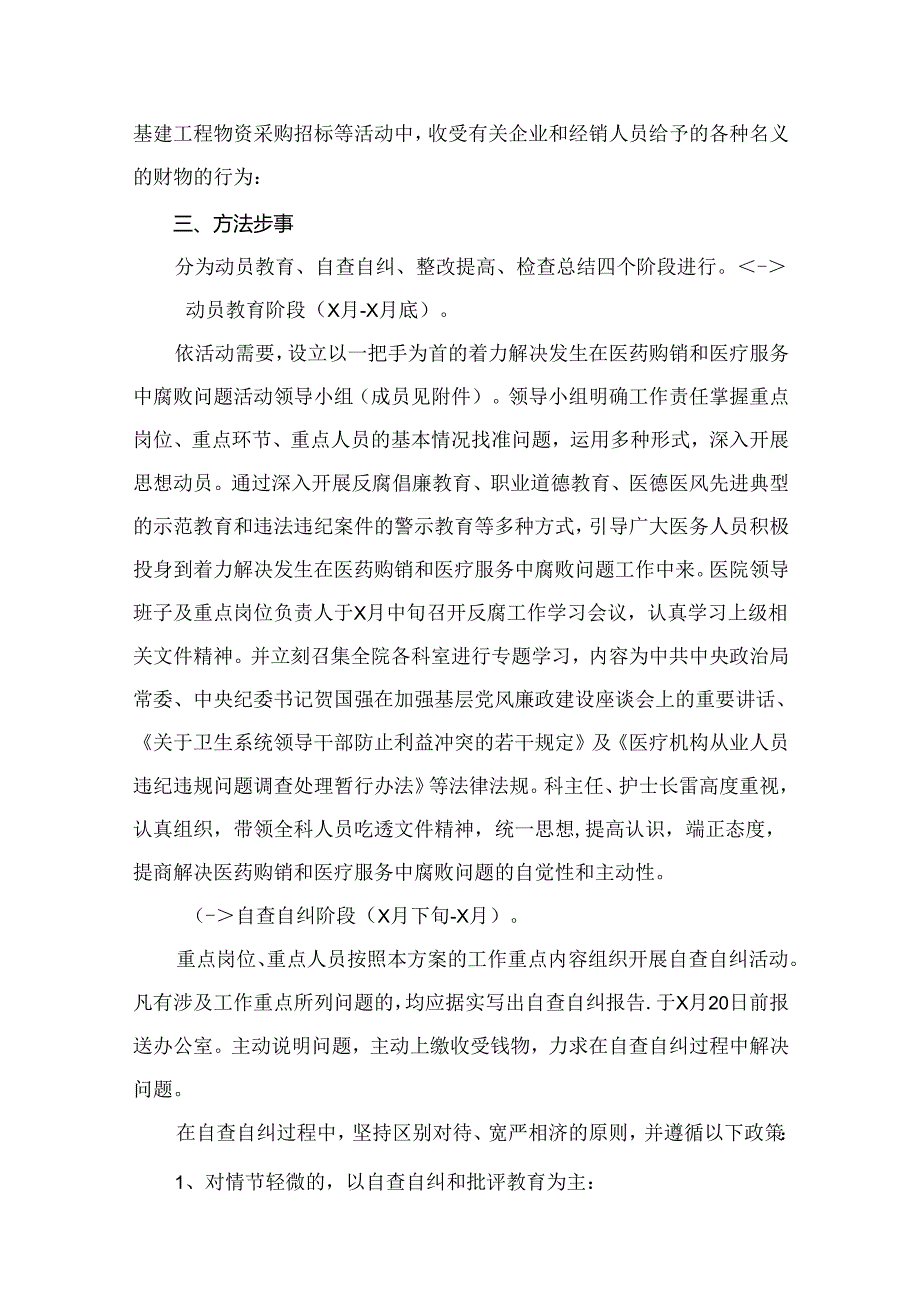 （8篇）2024年医药领域腐败问题集中整治工作实施方案通用范文.docx_第3页