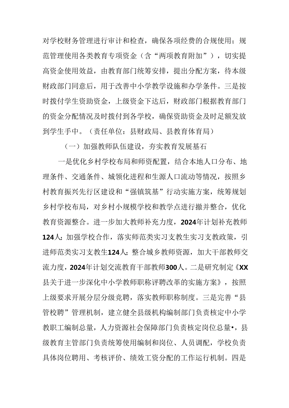 XX县2023年履行教育职责存在问题整改方案.docx_第3页