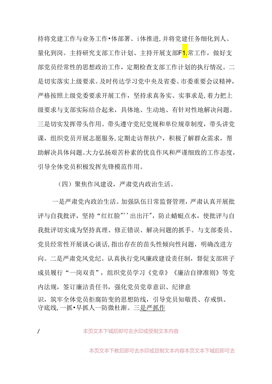 关于党支部书记党建述职报告.docx_第3页