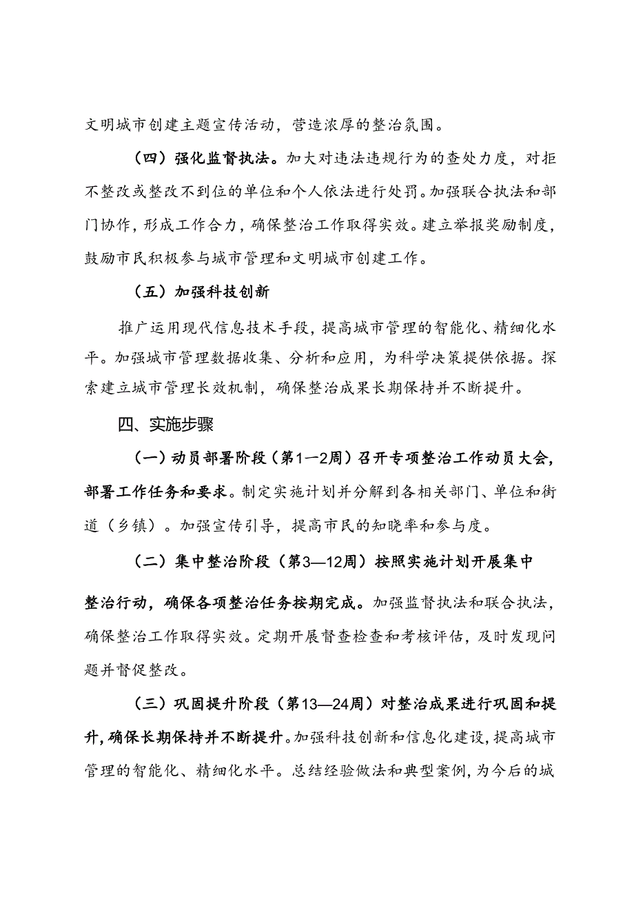 市城市管理创建全国文明城市专项整治工作方案.docx_第3页