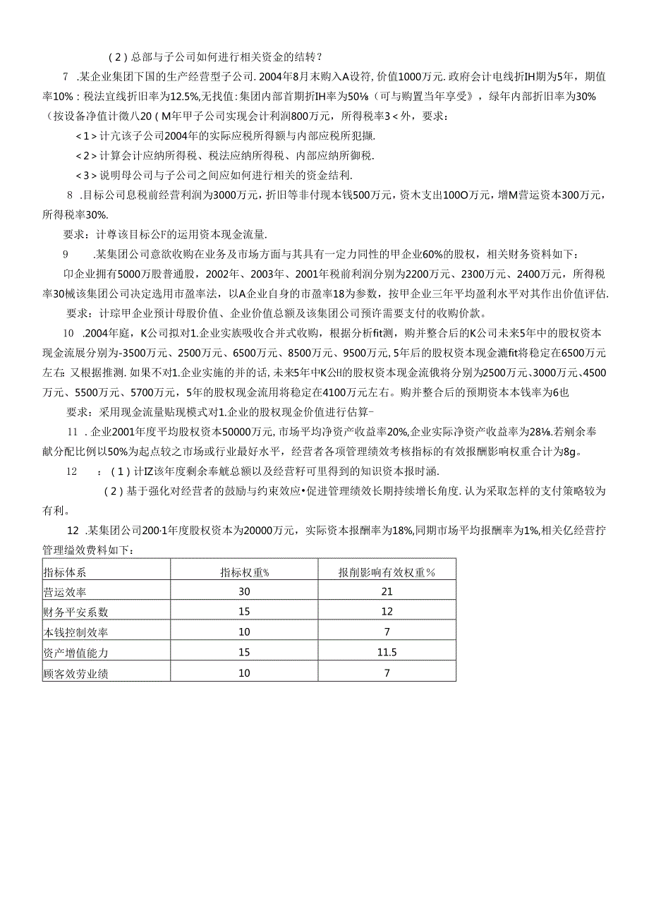 《企业集团财务管理》计算分析题及答案汇总.docx_第2页