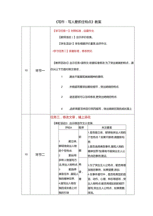 《写作：写人要抓住特点》教案.docx