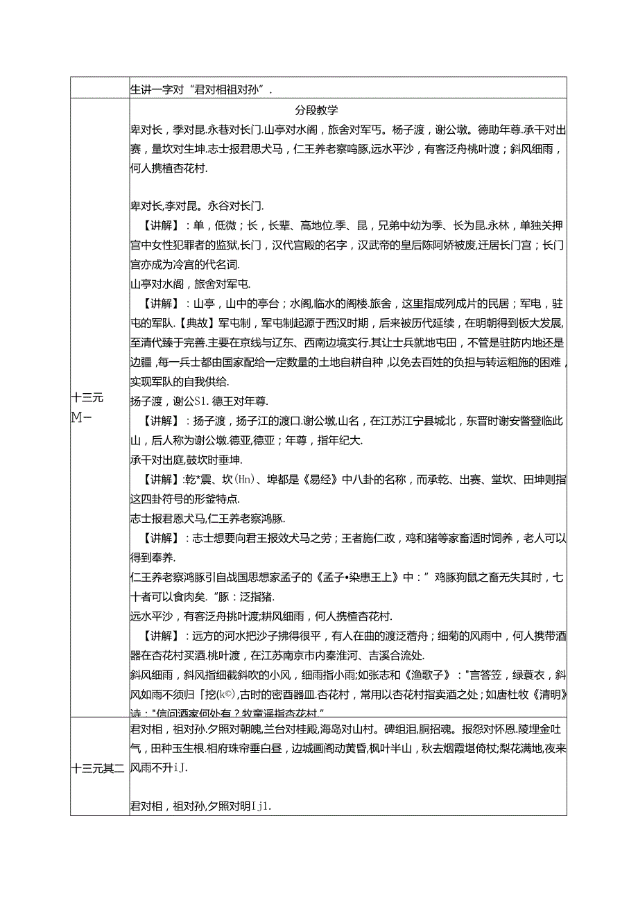 13.《笠翁对韵》十三元教案 国学经典上半卷.docx_第2页