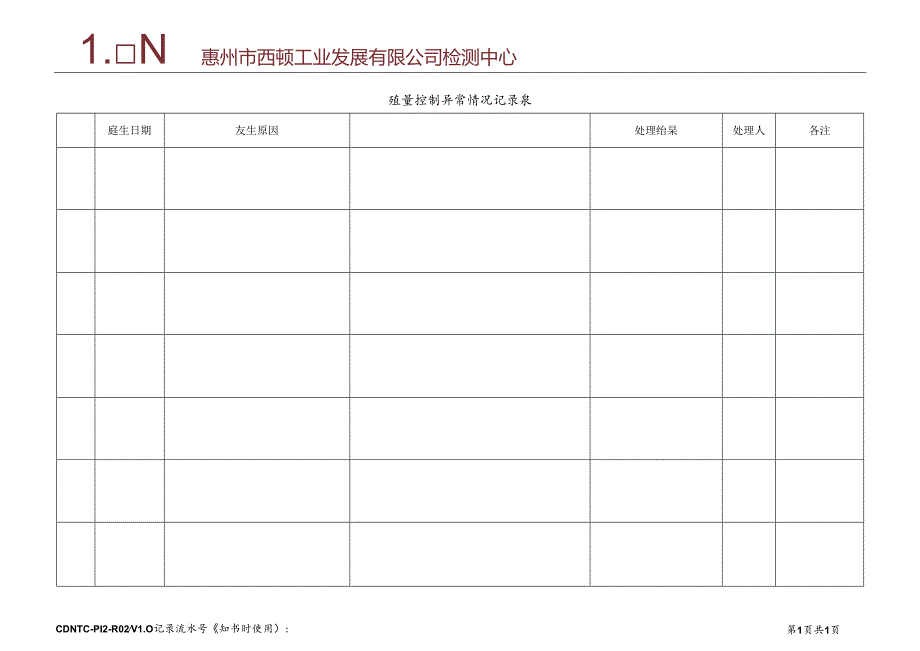 CDNTC-P12-R02 质量控制异常情况记录表 V1.0.docx_第2页