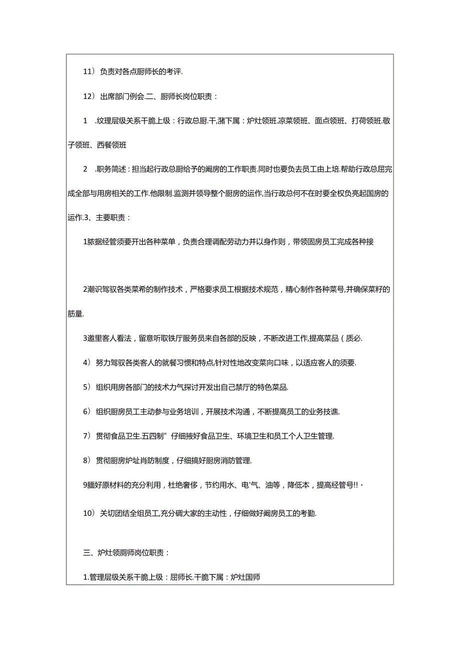 2024年厨房电器店长岗位职责（共4篇）.docx_第3页