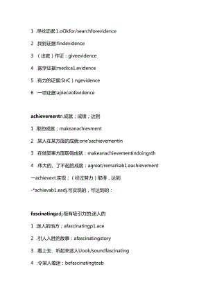 B2U4 History and Traditions知识点讲解（词汇用法）.docx