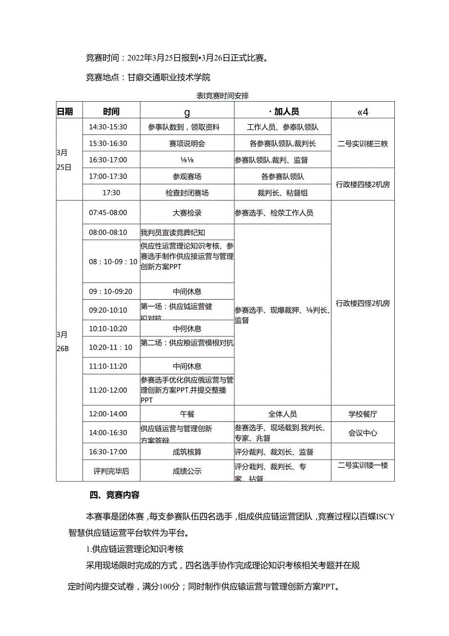 2022年全省职业院校技能大赛高职组供应链运营与管理创新赛项竞赛规程.docx_第2页