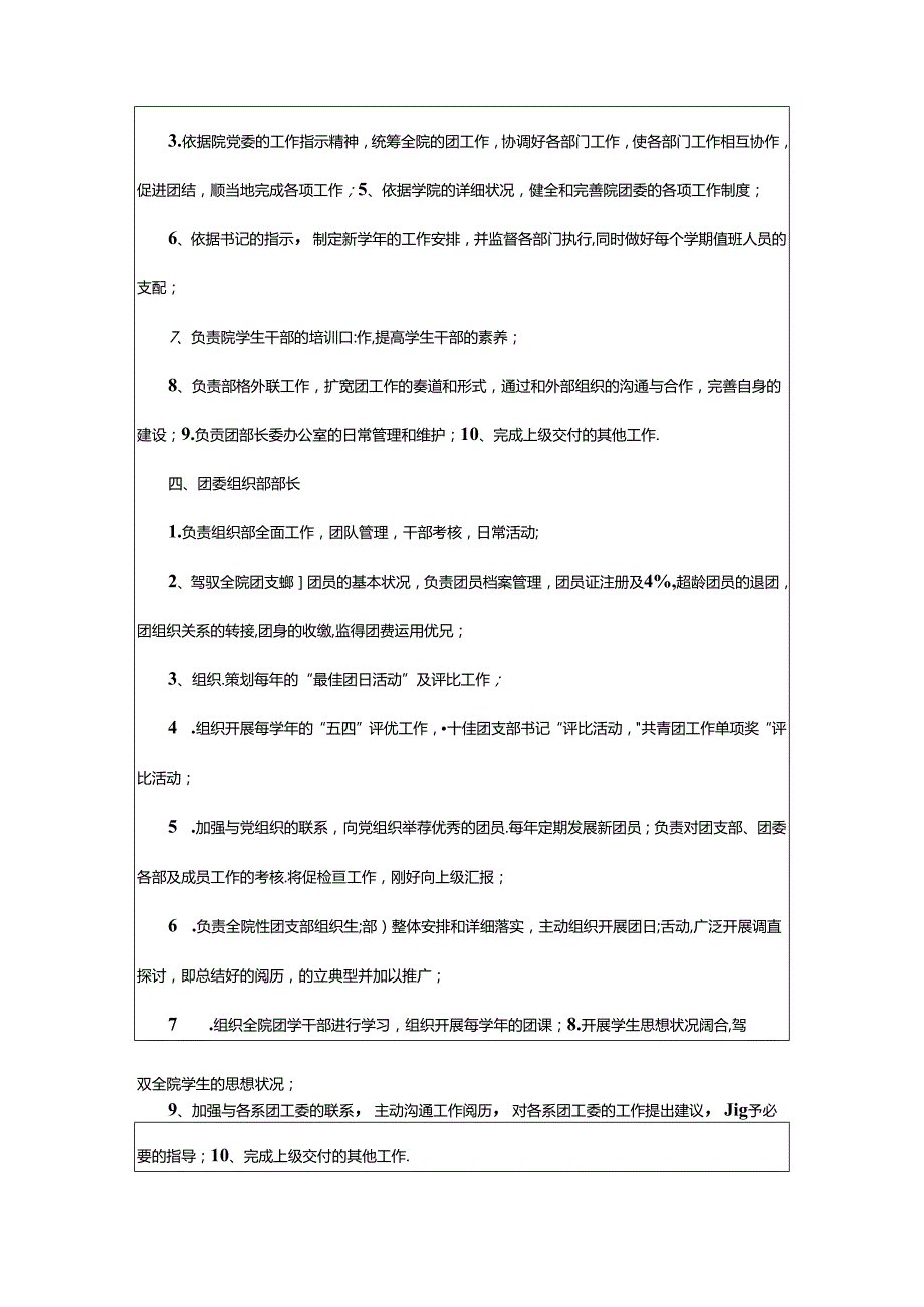 2024年医院团委干事岗位职责（共7篇）.docx_第2页