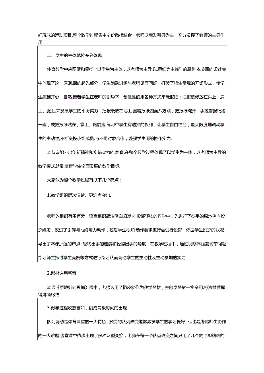 2024年小学体育评课稿通用.docx_第2页