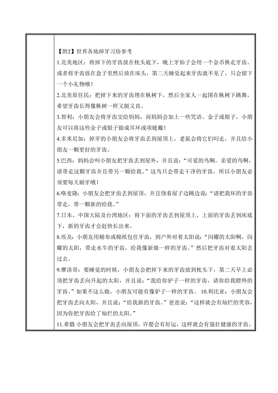 大班社会《掉牙的习俗》PPT课件教案社会活动《掉牙的习俗》.doc_第2页