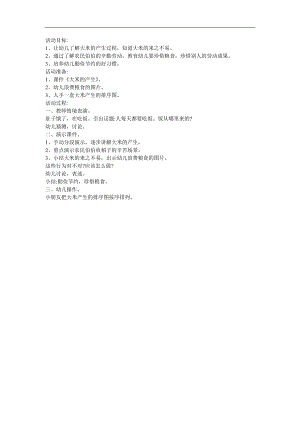 幼儿园小班科学活动《大米的产生》FLASH课件动画教案参考教案.docx