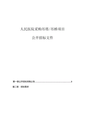 医院采购吊塔_吊桥项目招标文件.docx