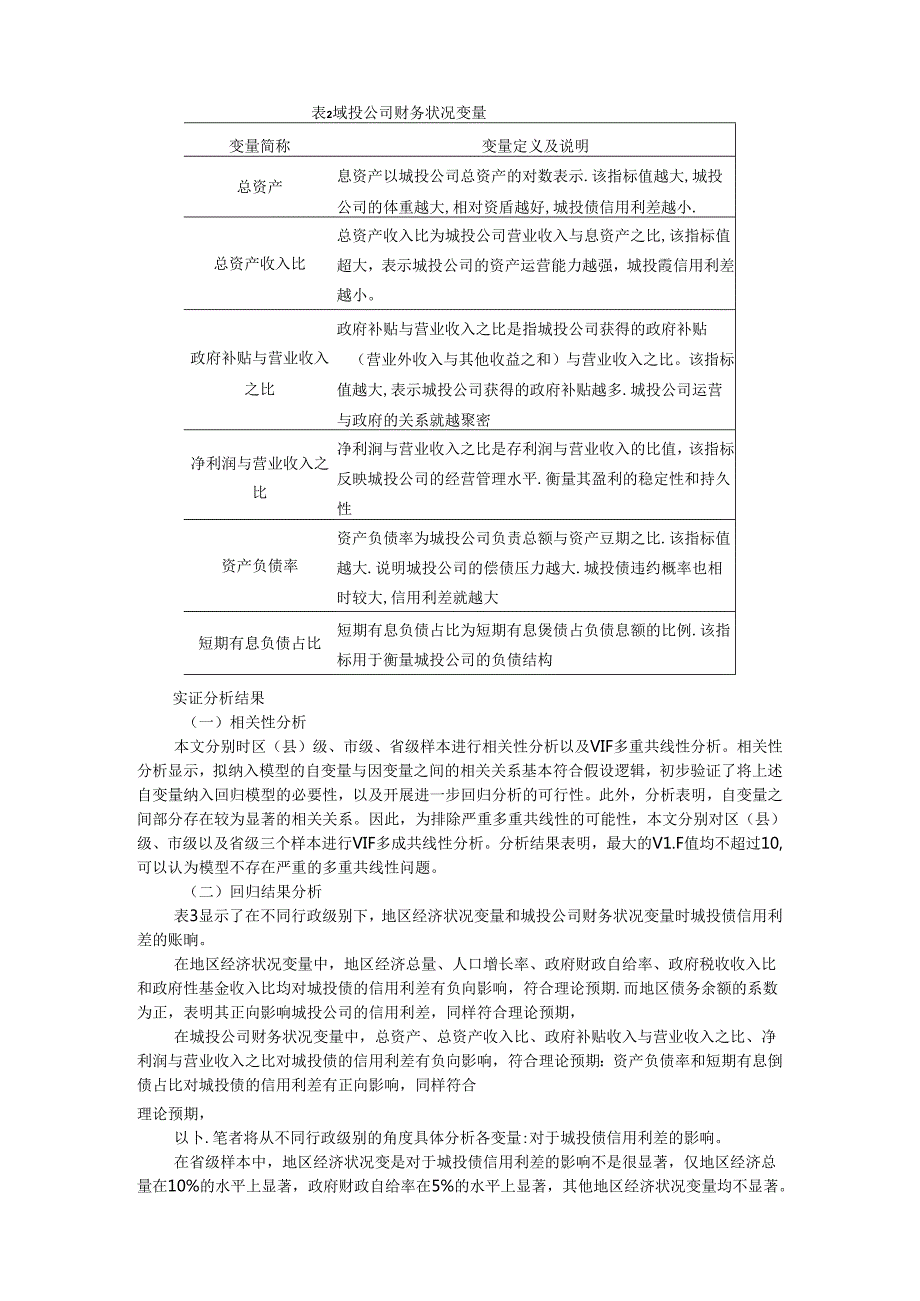 城投债信用利差影响因素与城投债交易利差宏观决定因素分析.docx_第3页