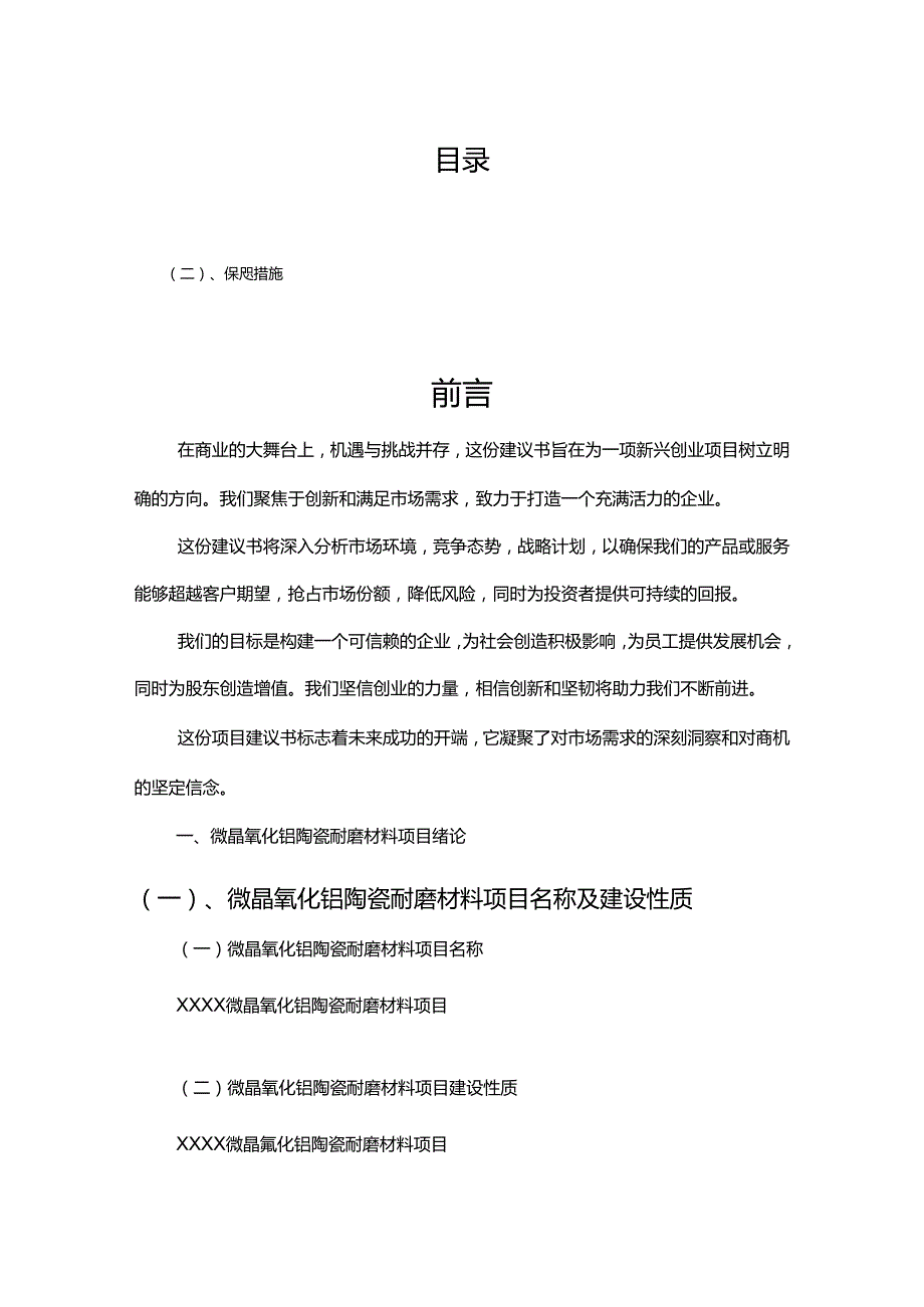 微晶氧化铝陶瓷耐磨材料相关行业项目建议书.docx_第2页