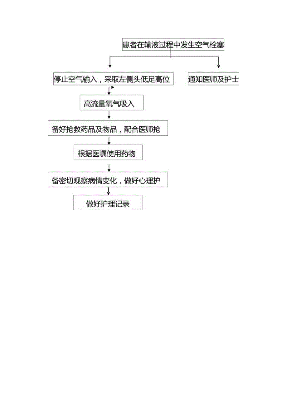 医院管理发生（静脉）空气栓塞应急预案及处理流程.docx_第2页