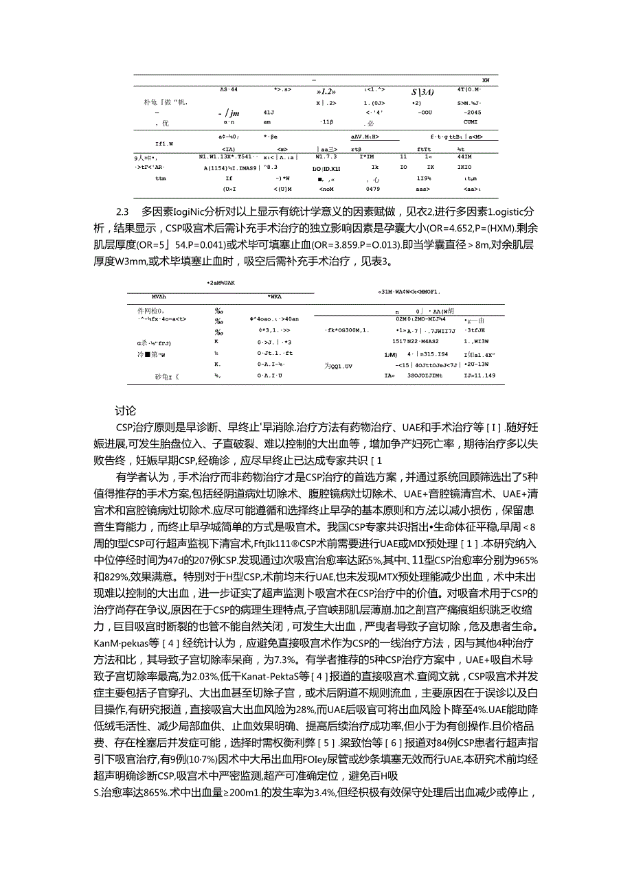 超声监测下吸宫术与清宫术治疗剖宫产瘢痕部位妊娠价值研究.docx_第3页