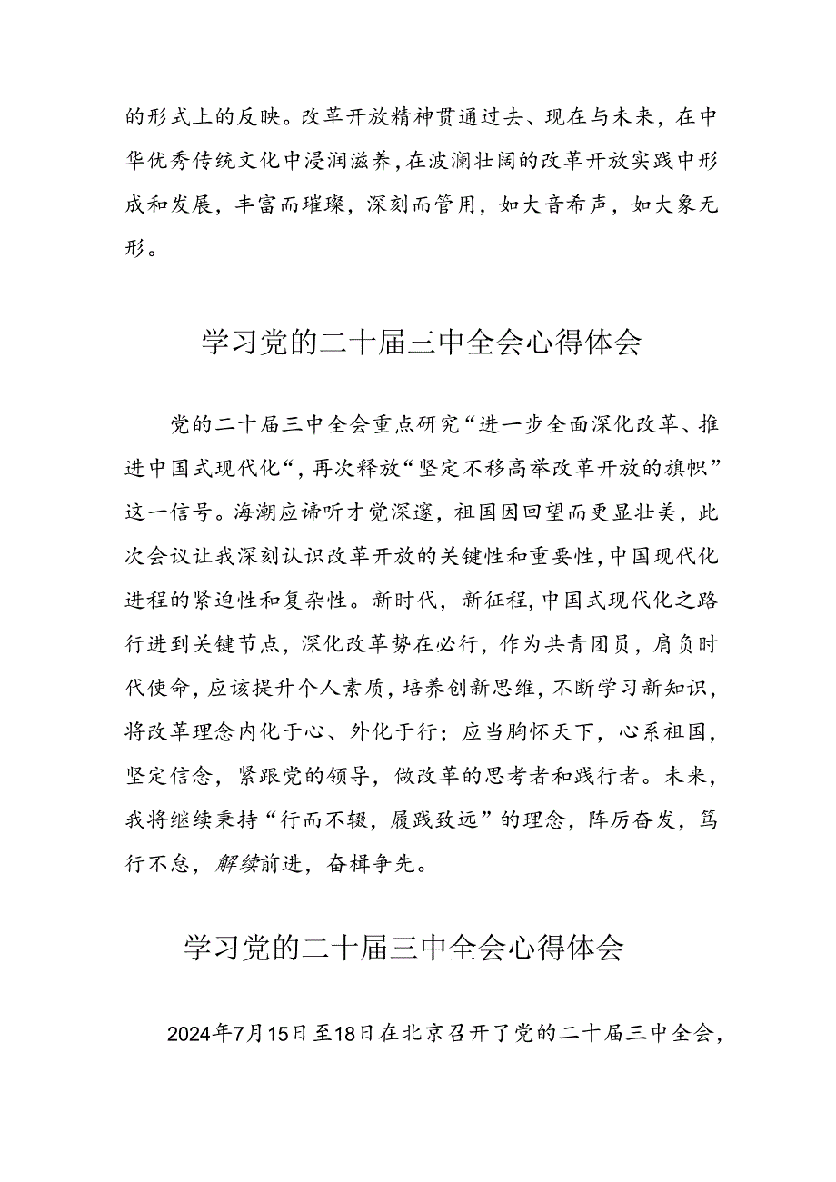 学习2024年党的二十届三中全会心得体会 （11份）_64.docx_第2页