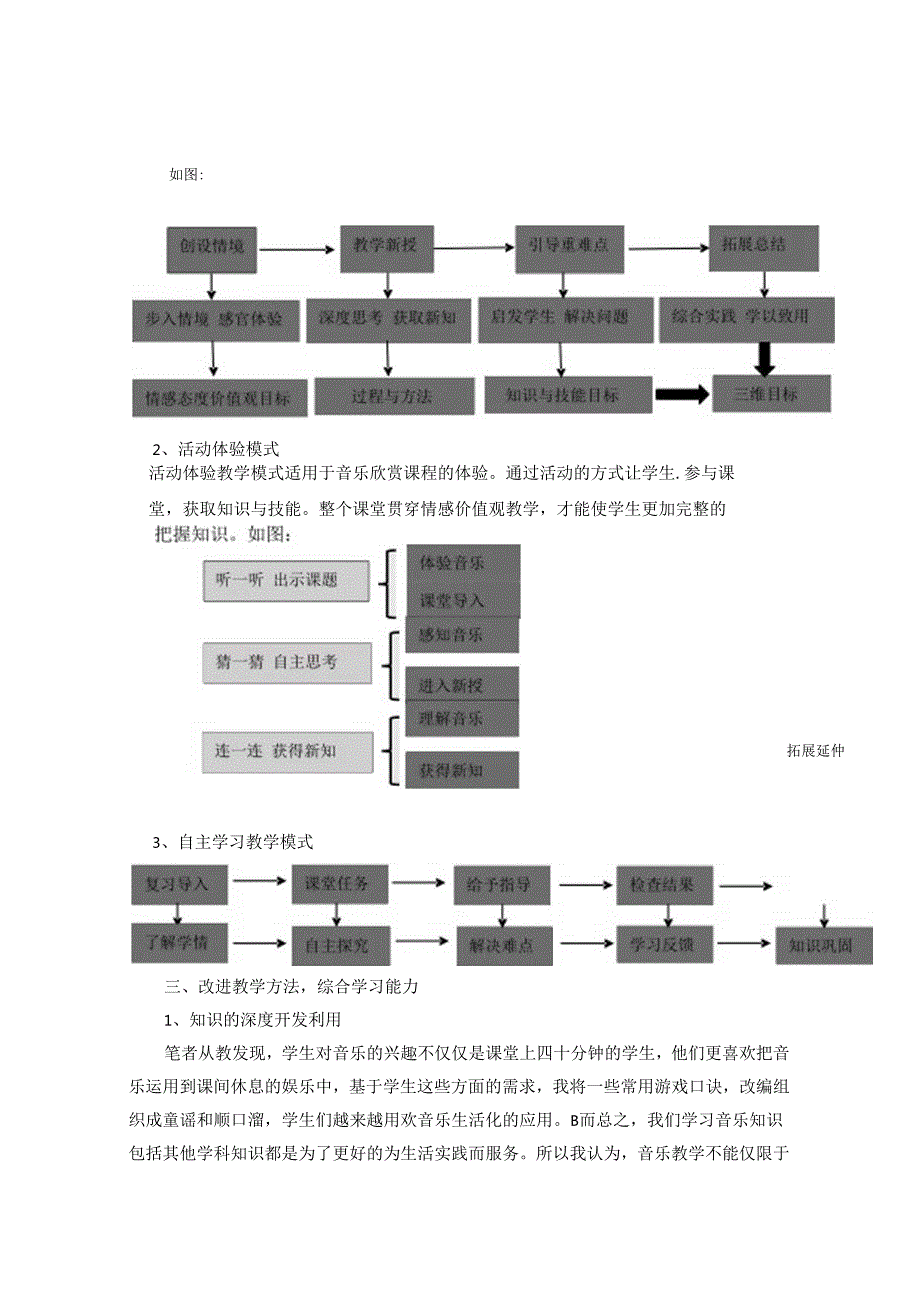 基于“音乐教育课程改革”创建特色中小学音乐课堂.docx_第3页