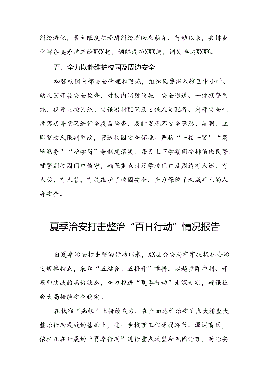 2024年夏季治安打击整治专项工作总结十四篇.docx_第3页