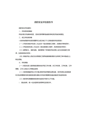 消防安全评估报告书.docx