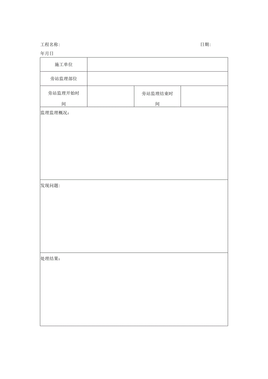 公路工程施工环境监理工作用表、监理报告提纲.docx_第3页