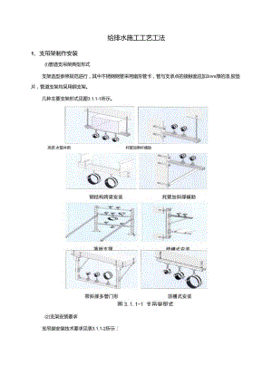 给排水施工工艺工法.docx