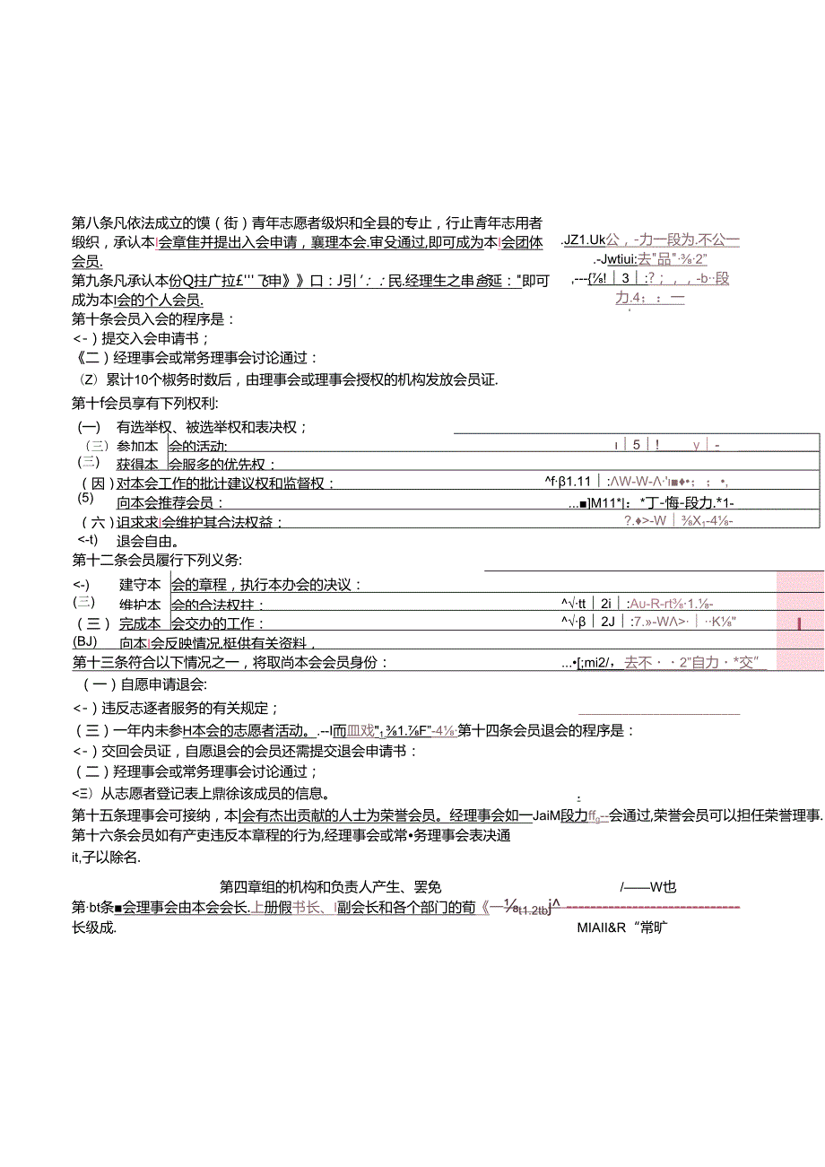 金乡县青年志愿者协会章程（2018修订草案）.docx_第3页