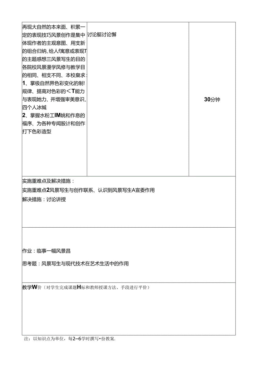 职业技术学院色彩风景教案.docx_第2页