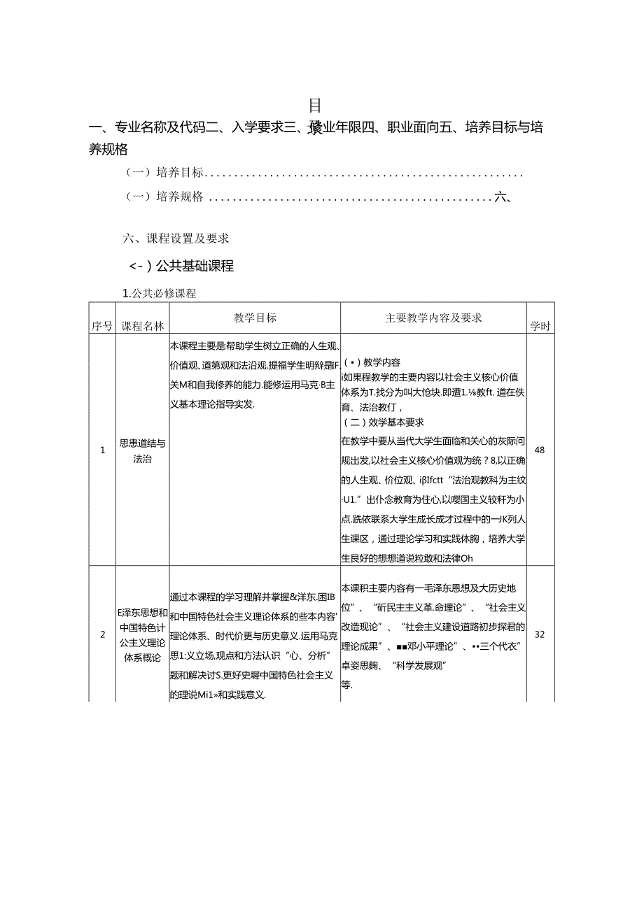 职业技术学院虚拟现实技术应用专业人才培养方案.docx_第2页