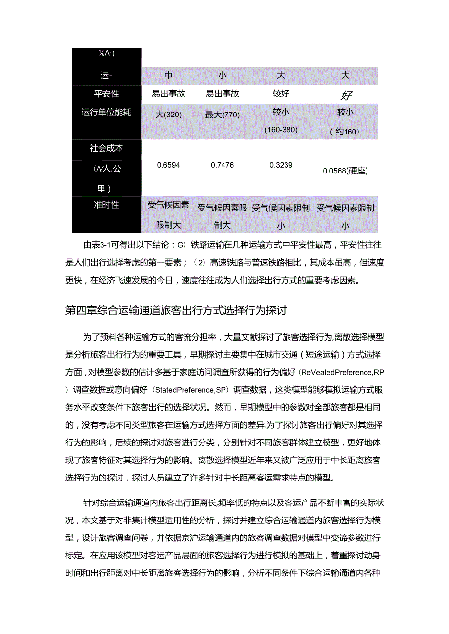 以京沪为例,调查研究我国旅客对高铁、航空、普速铁路、公路的出行选择行为.docx_第3页