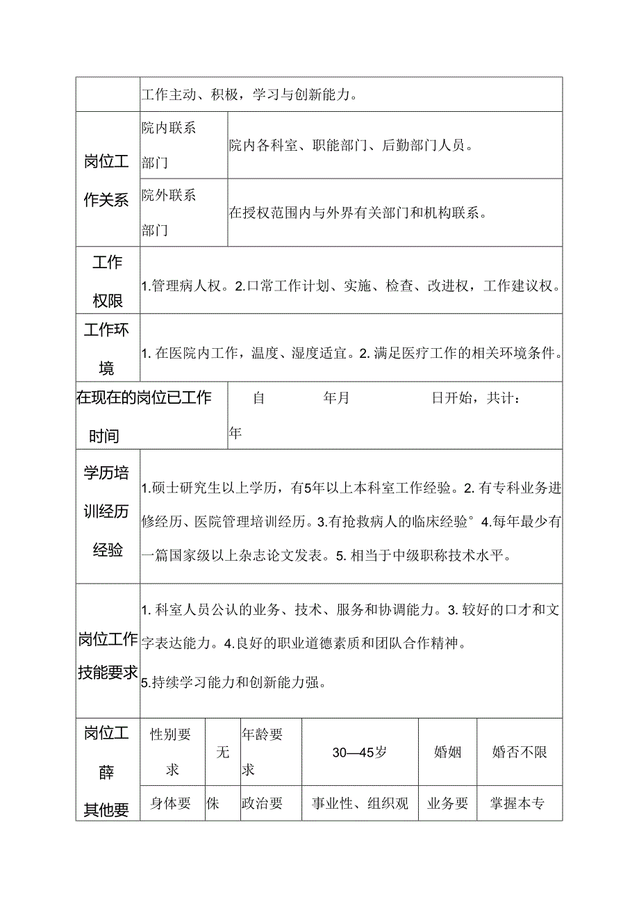 医院ICU科住院总医师岗位说明书.docx_第3页