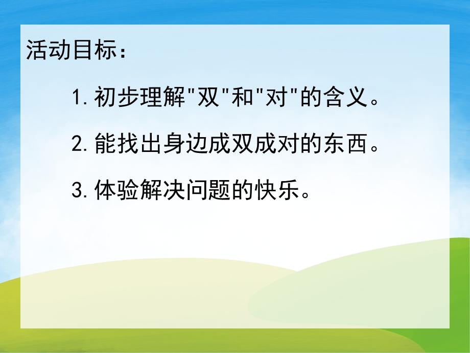 大班数学《双双对对》PPT课件教案PPT课件.pptx_第2页